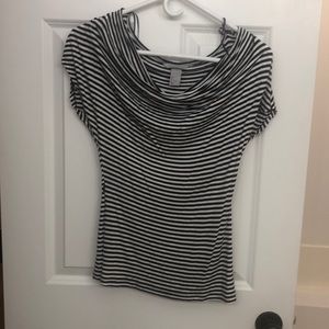 Shirt scoop neck tee shirt